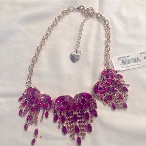 Betsy Johnson Love Statement Necklace